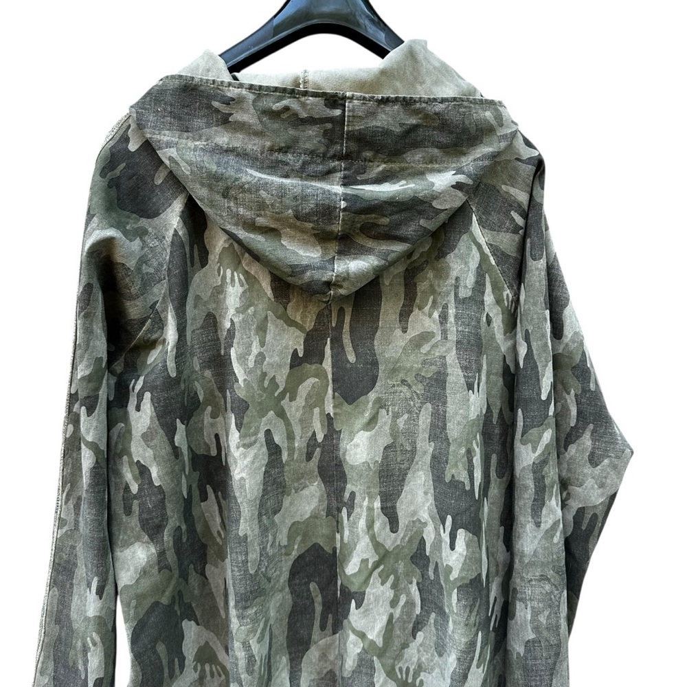 NWT Kaktus Camo Hooded Jacket Made in Italy Sz XL - Picture 4 of 9
